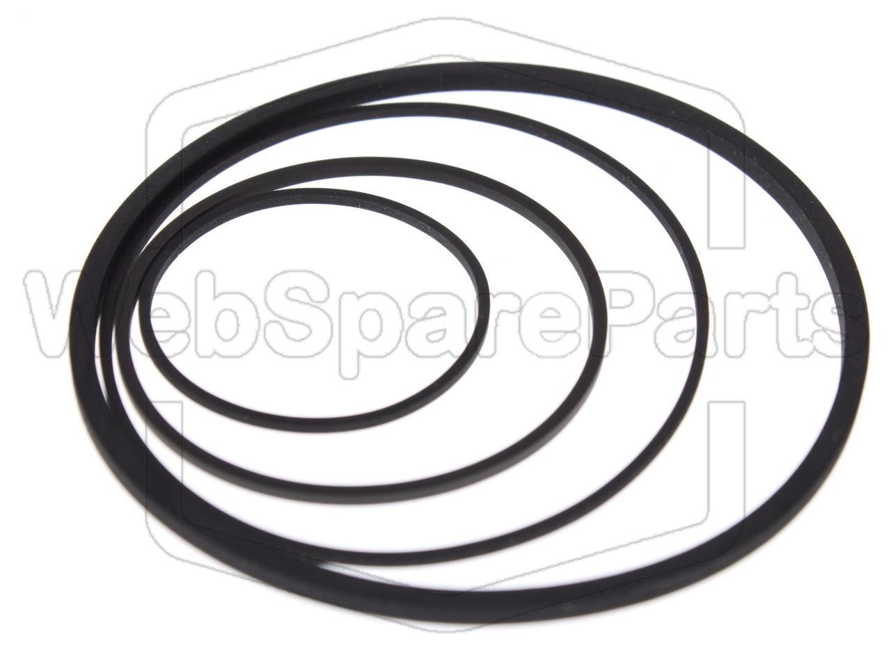 Kit de correias para Gravador de Vídeo cassete Hitachi VT-8500