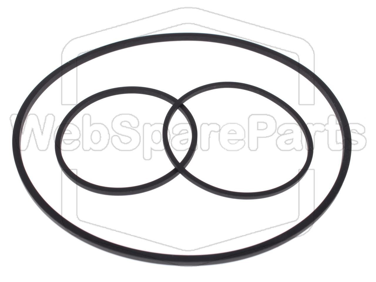 Belt Kit For Video Cassette Recorder Sanyo VHR-1300