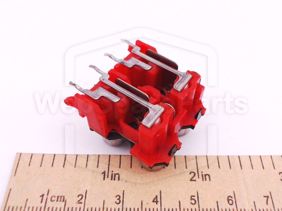 Aiwa CX-ZVR Series RCA Female PCB Jack for Vintage Audio Repair