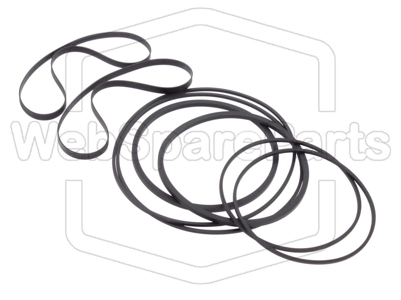 Belt Kit For Double Cassette Deck Denon UDR-110