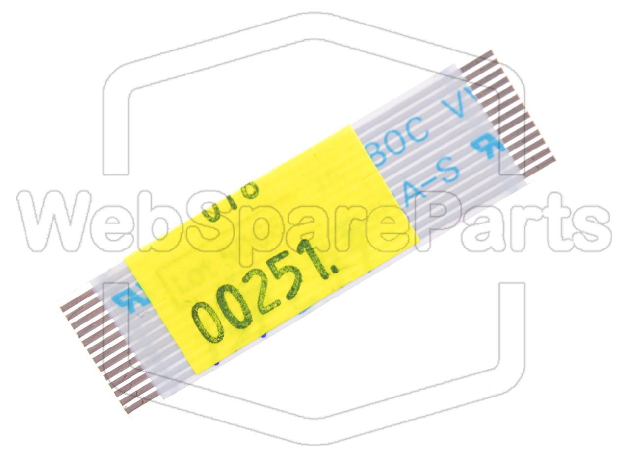 13 Pins Flat Cable L=49.20mm W=14.10mm