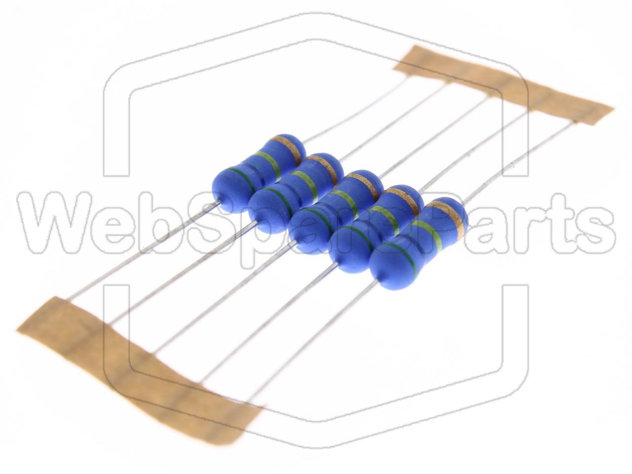 5x Résistance du film métallique 560kR 2W ±5% Ø5x12mm