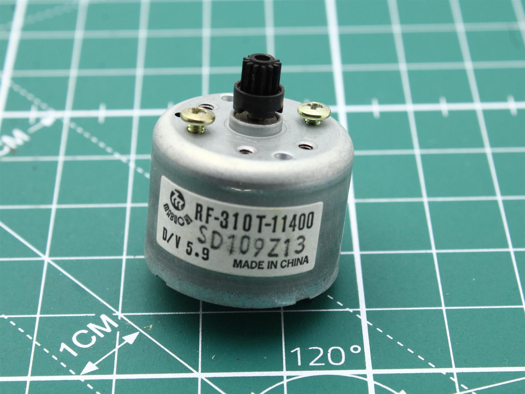 CD Player Sled Tracking Motor Replacement RF-310T-11400 Sharp XL560