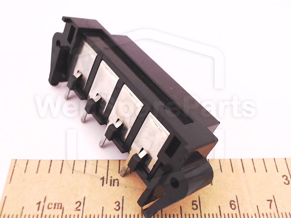Philips FC-W Series PCB Speaker Terminal Connector for Vintage Audio Repair