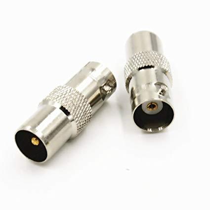 BNC Female to TV IEC Male Adapter