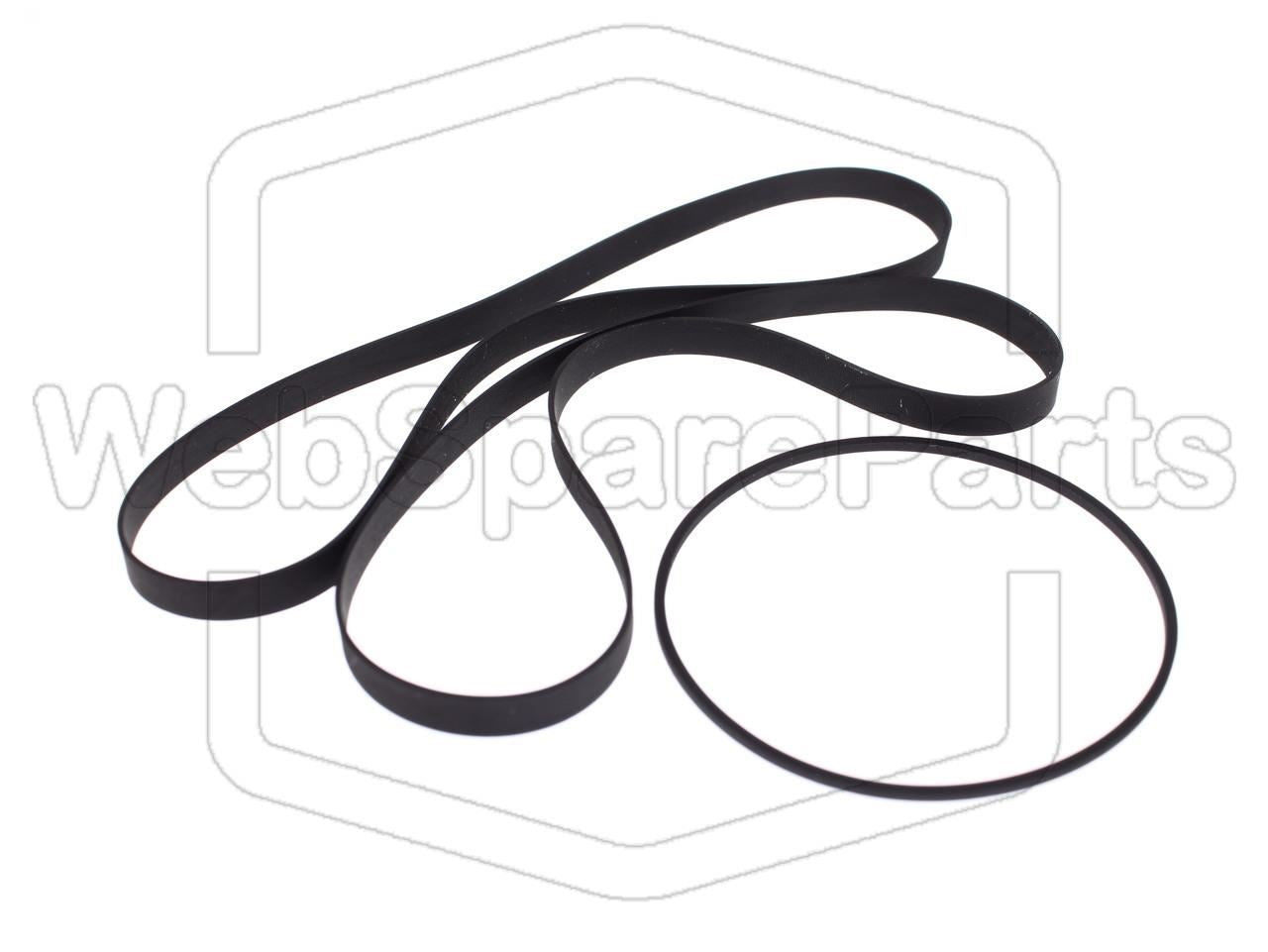 Belt Kit For Cassette Deck Aiwa FX-W990