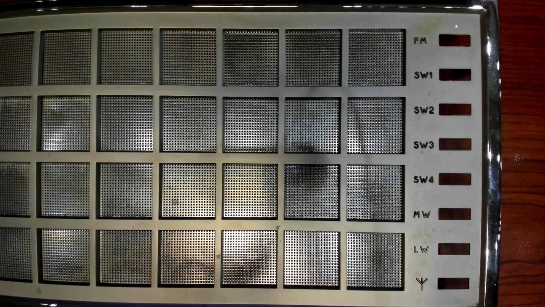 Philips L6X38T Radio Front Panel Vintage Replacement