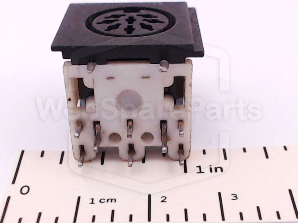 Pioneer 8-Pin DIN PCB Socket Connector for Vintage Audio Equipment Repair