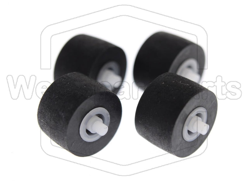 Pinch Rollers for Double Cassette Deck Aiwa NSX-HMA86