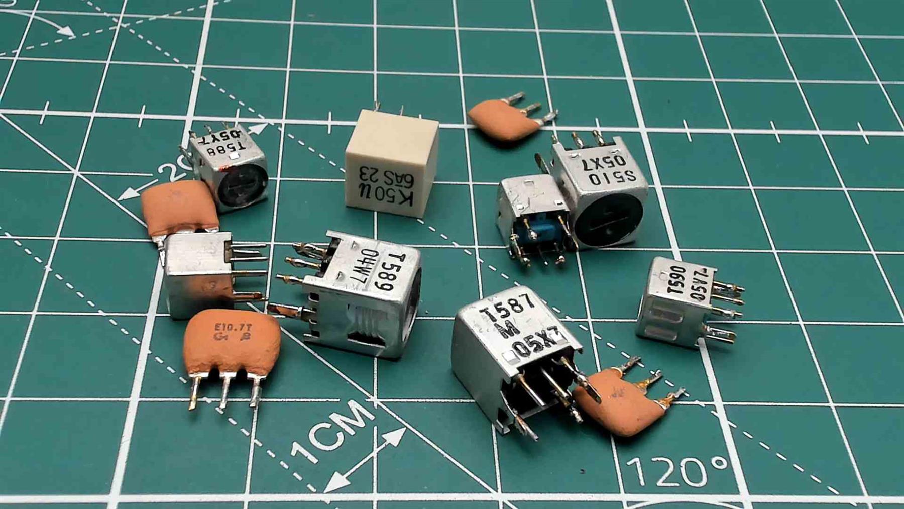 Radio IF Coils and Filters Assembly Vintage Audio
