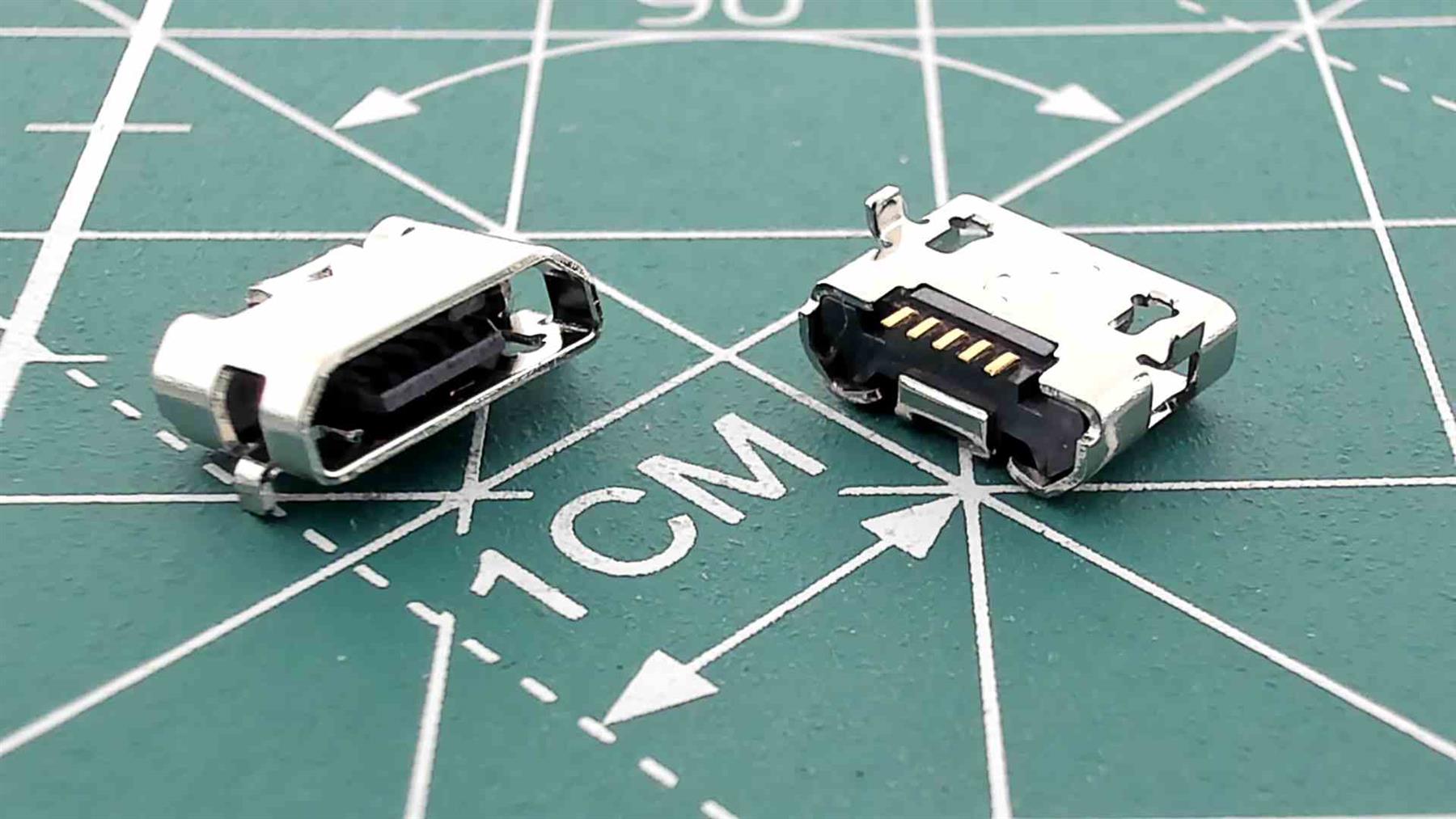 Micro USB Female Connector for PCB Soldering S7454