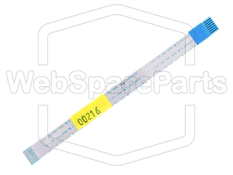 Flat Cable invertido de 7 pinos L=142mm L=10,05mm