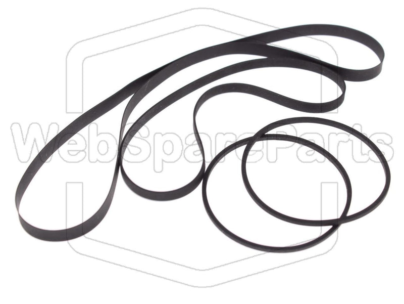 Belt Kit For Cassette Deck Sony MHC-GRX20 - WebSpareParts