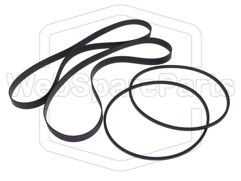 Belt Kit For Double Cassette Deck Aiwa AD-W929
