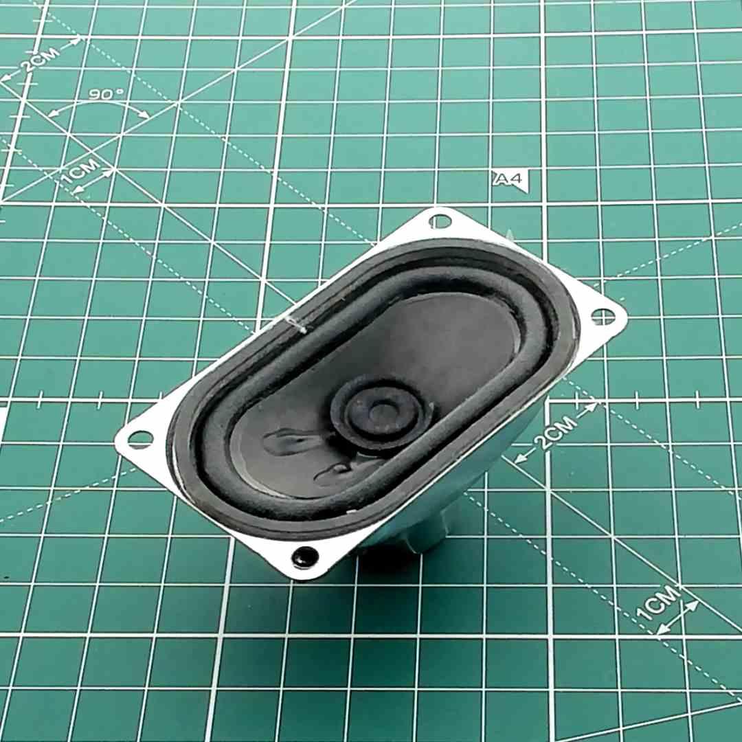 Oval Replacement Speaker for Vintage Audio, 4 Ohm 26 W [72x42x30mm]