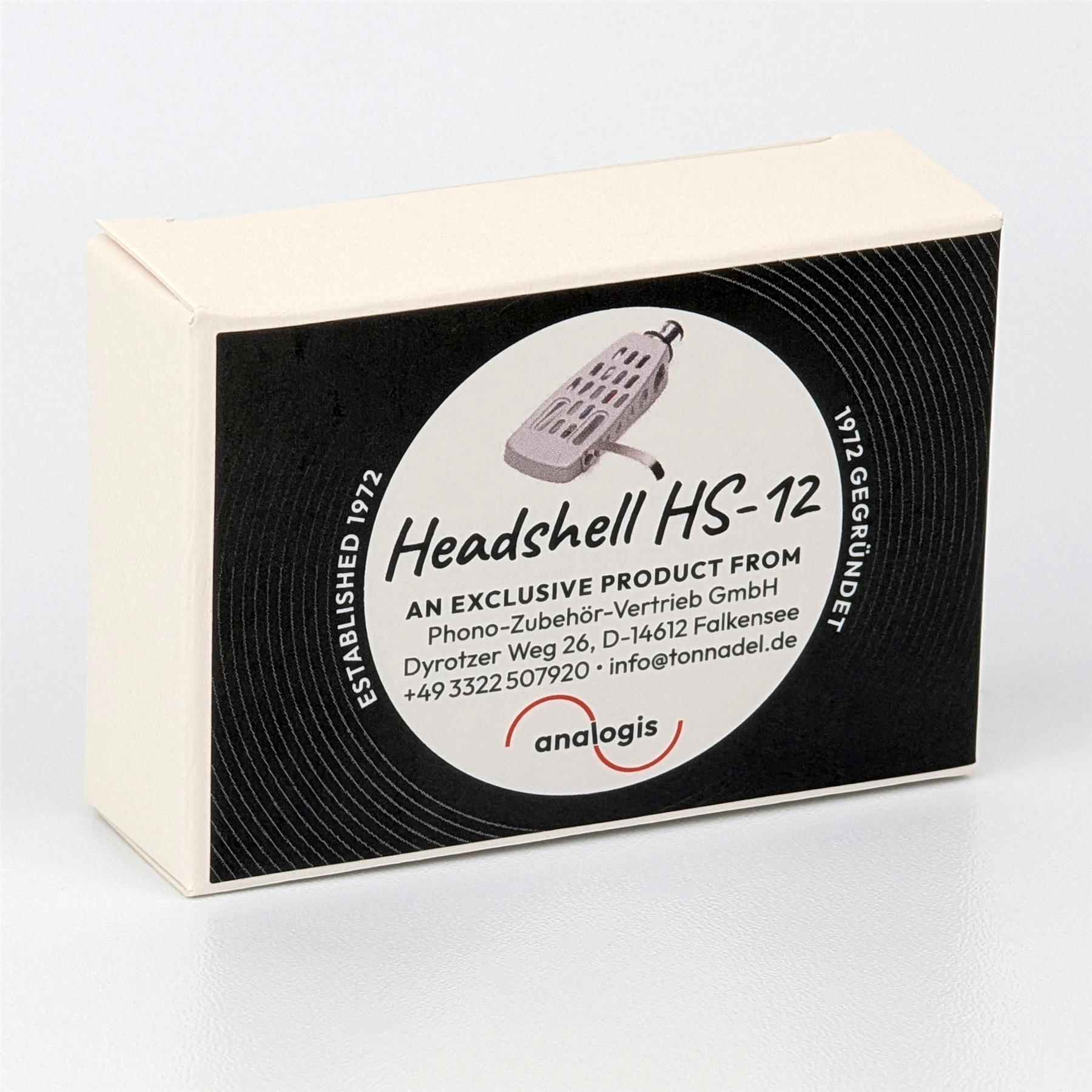 Analogis HS-12 Low Mass Aluminium Headshell – SME Mount for J and S Tonearms [Silver]