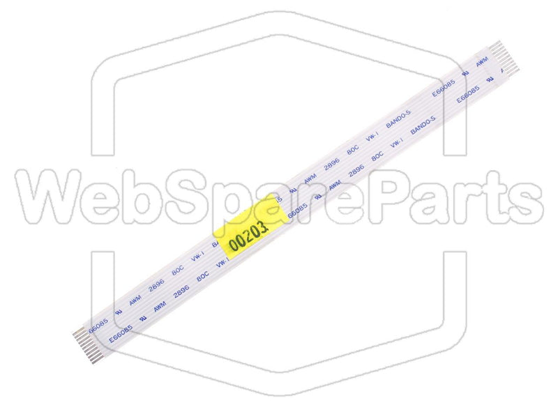 11 contacts Câble plat L=191mm W=14.90mm