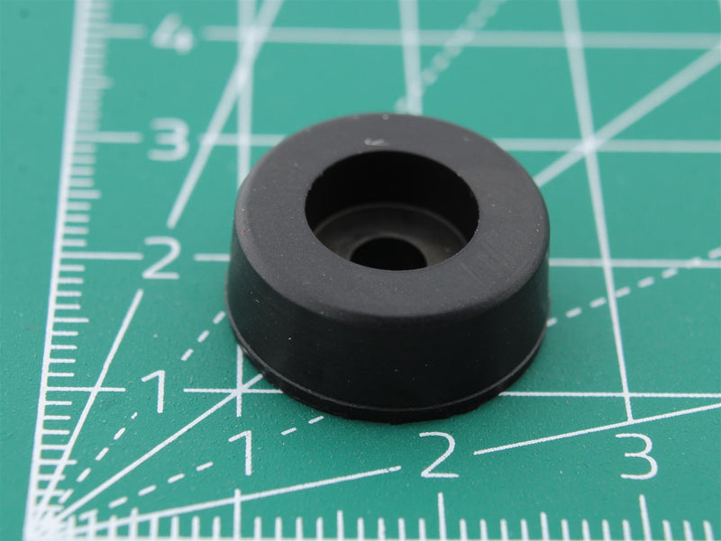 Round Rubber Foot With Hole Ø4.0mm Base Ø17.2mm