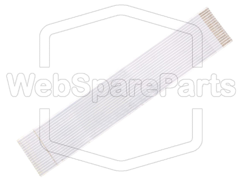 17 contacts Câble plat inversé L=120mm W=22.58mm