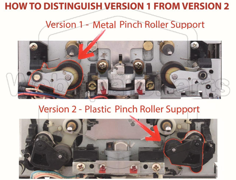 Pinch Roller For Cassette Deck Bang & Olufsen Beocenter 9000 Version 2 - WebSpareParts