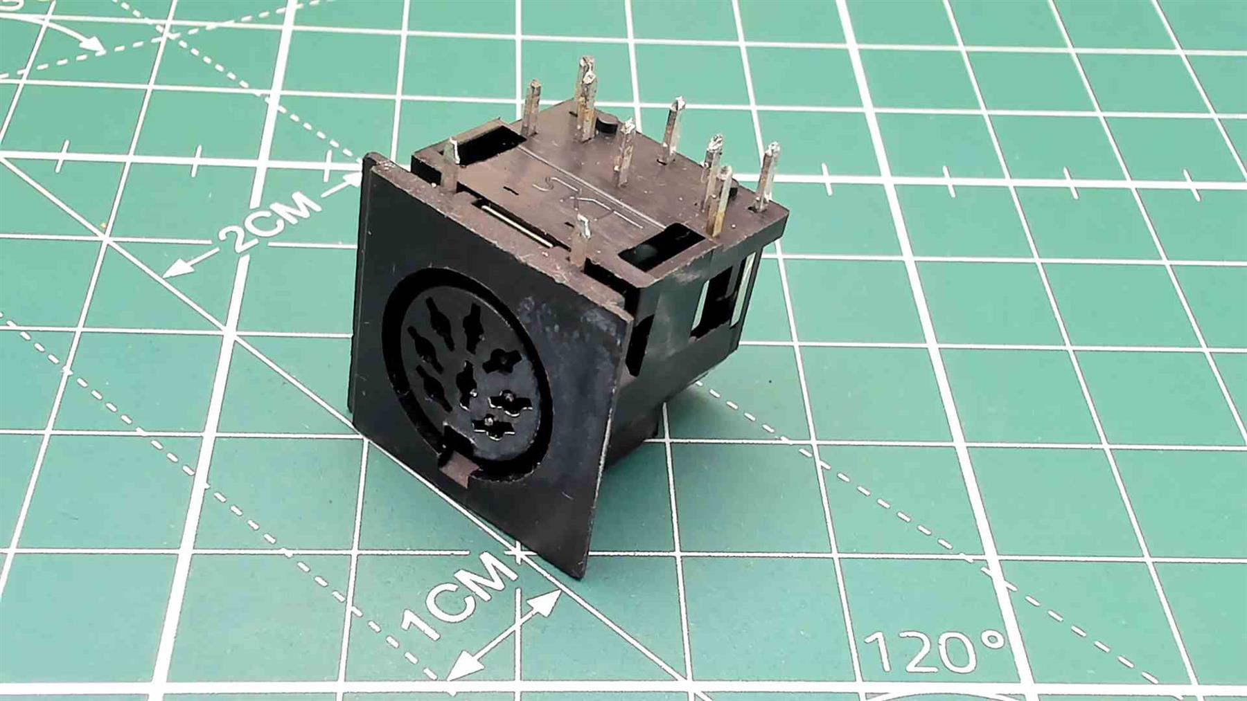 Daewoo 8-Pin DIN PCB Socket Connector for Vintage Audio Equipment Repair