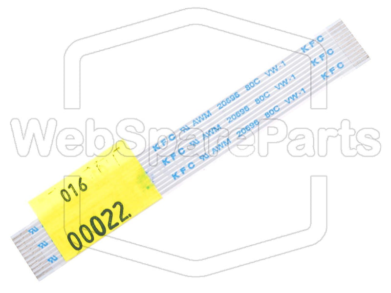 11 contacts Câble plat L=90mm W=12mm