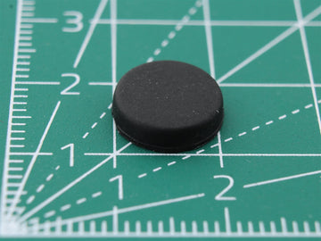 Picior rotund din cauciuc autoadeziv Ø10.8mm x Ø10.2mm x înălțime 3