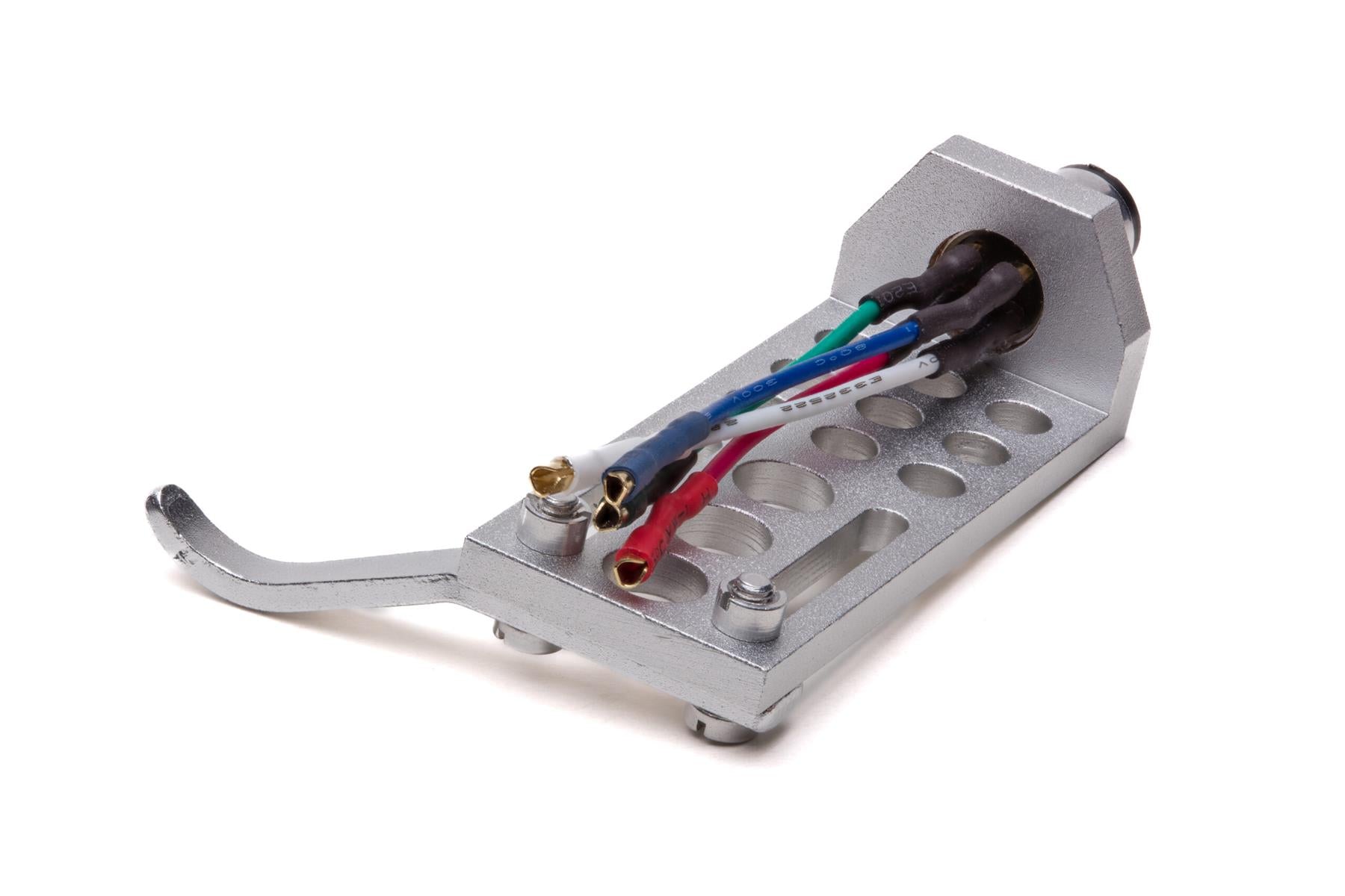 Analogis HS-26 CNC Aluminium Headshell – SME Mount with Gold-Plated OFC Leads [Silver]