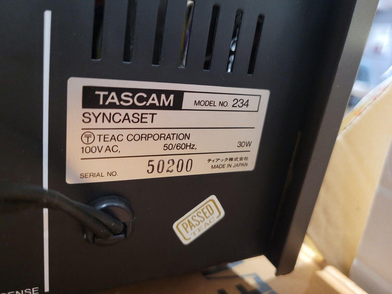 Remsæt til kassettebåndoptager Teac-Tascam 234 SYNCASET