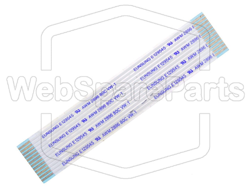 12 contacts Câble plat L=80mm W=16.33mm