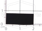 Picior dreptunghiular din cauciuc autoadeziv 19.7mm x 8.0mm Height 1.5 mm &mdash; photo 2