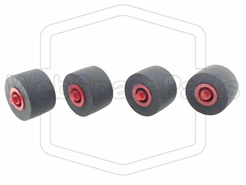 Pinch Roller para leitor de cassetes Sony TC-WE435