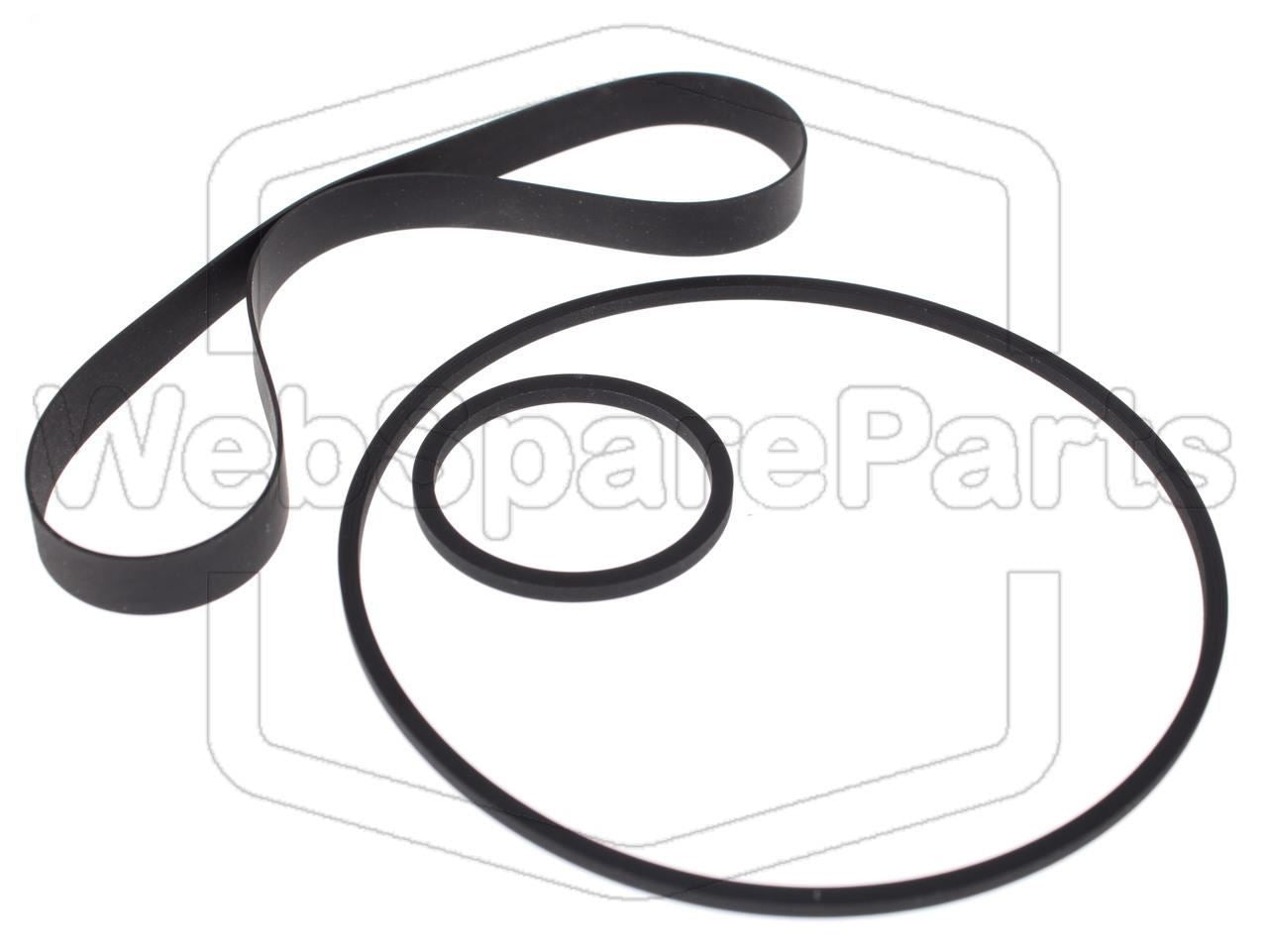 Belt Kit For Video Cassette Recorder Tactics ZX-9700