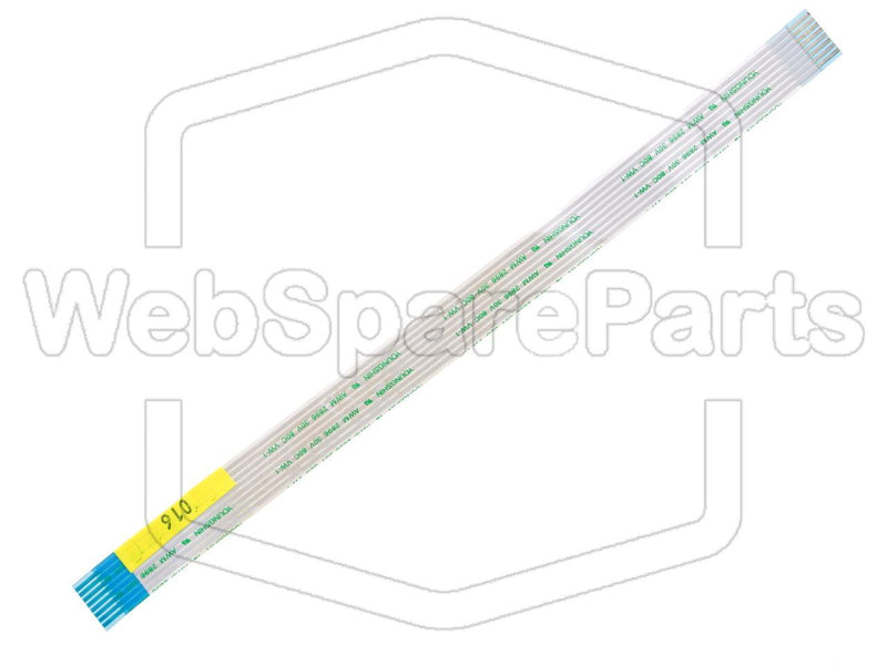 8 contacts Câble plat inversé L=180mm W=11.30mm