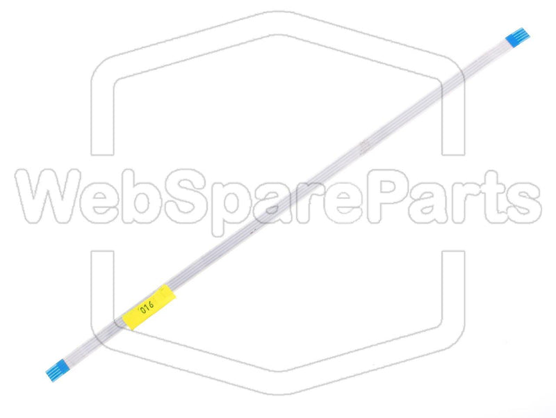 4 contacts Câble plat L=270mm W=6.4mm