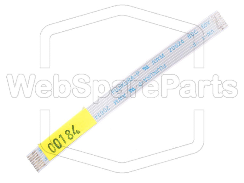 8 Pins Flat Cable L=105mm W=9.13mm