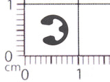 Circlip for Shaft 2.3mm Thick 0.6mm BK Retaining Ring for Vintage Audio Repair &mdash; photo 6