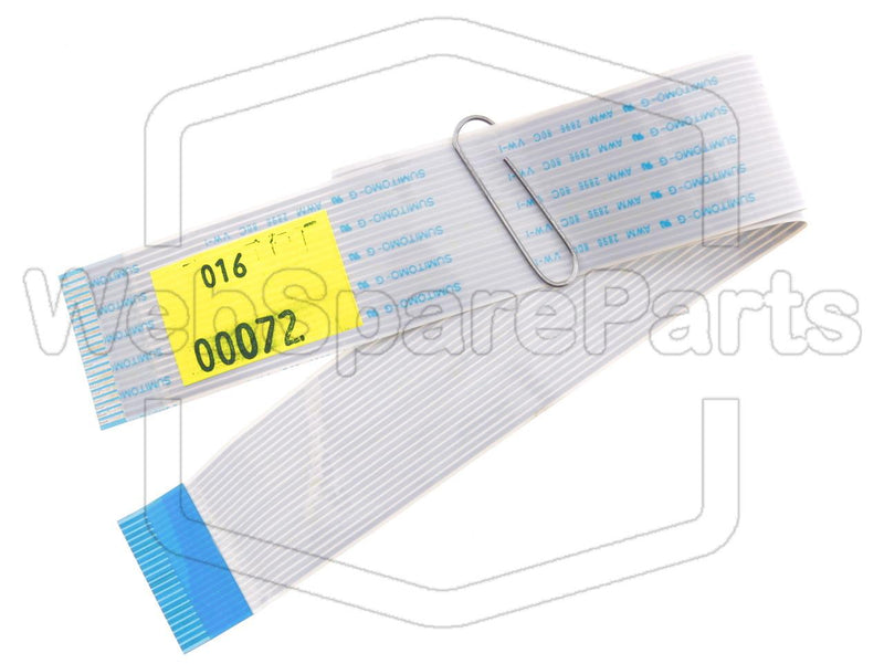 21 contacts Câble plat L=340mm W=22mm