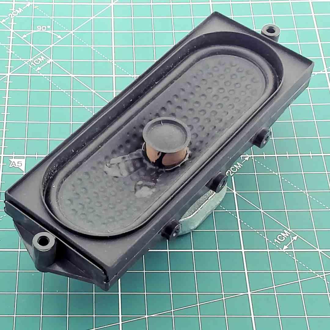 Oval Replacement Speaker for Vintage Audio, 8 Ohm 10/15 W [155x55x40mm]