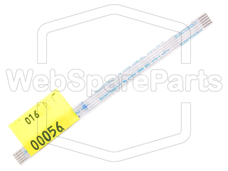 Flat Cable de 5 pinos L=100mm W=6mm