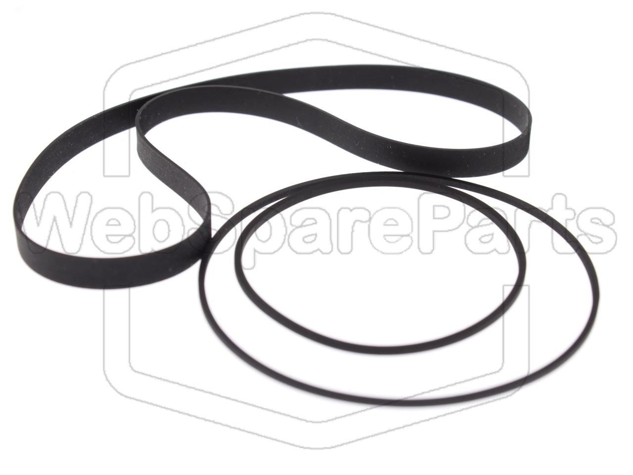 Belt Kit For Stereo Cassette Deck Aiwa AD6550