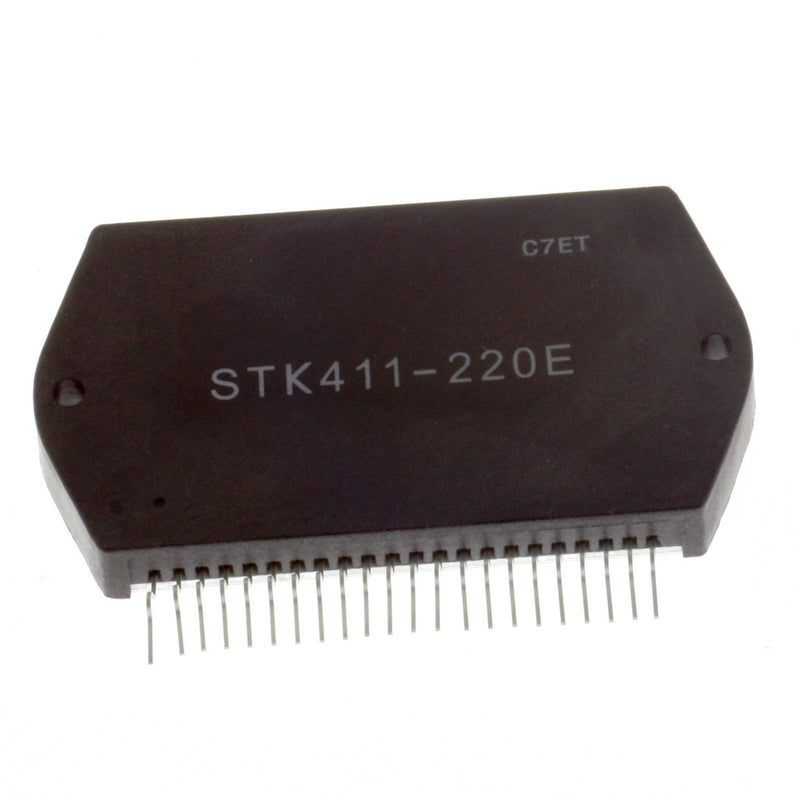 STK411-220E, amplificador de áudio de dupla potência 2x100W