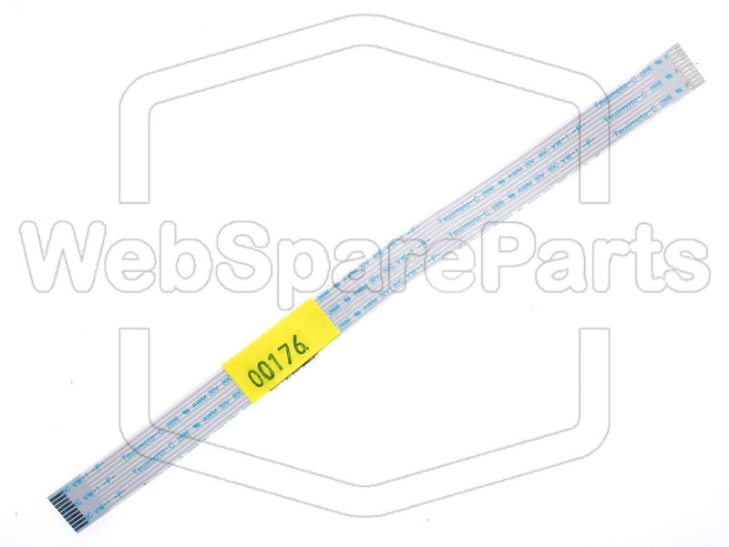 10 contacts Câble plat L=178mm W=11.05mm