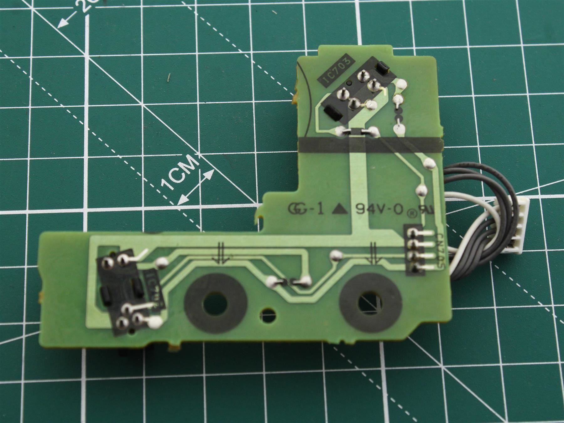 Replacement SENSOR BOARD  Pos.(209) for Sony HCD-GRX30J CD Player Mechanism