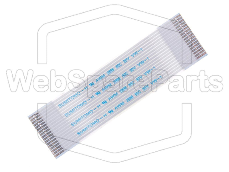 Flat Cable de 17 pinos L=65mm L=18,15mm