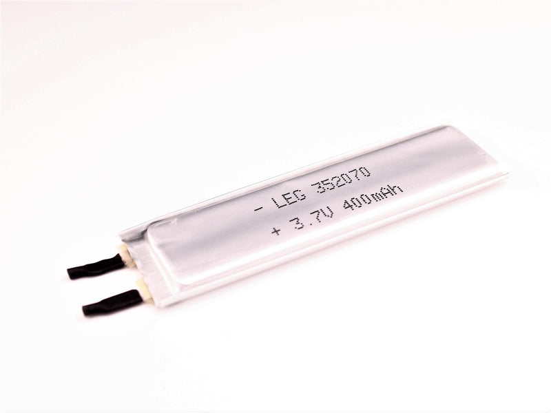 Li-Po batteri 3,7V 400mAh LEG352070 / LP352070 [3,5x20,0x70,0mm]  