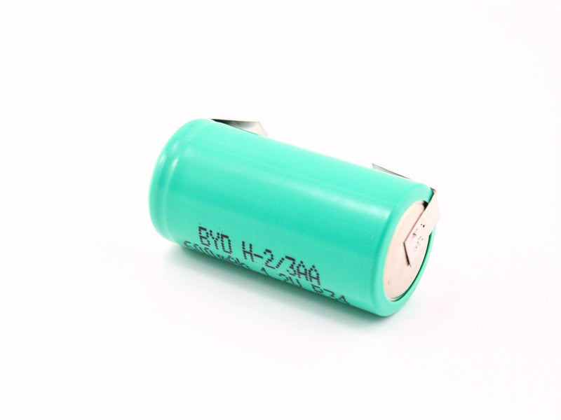 Ni-MH batteri med pins H-2/3AA600 1,2V 600mAh  