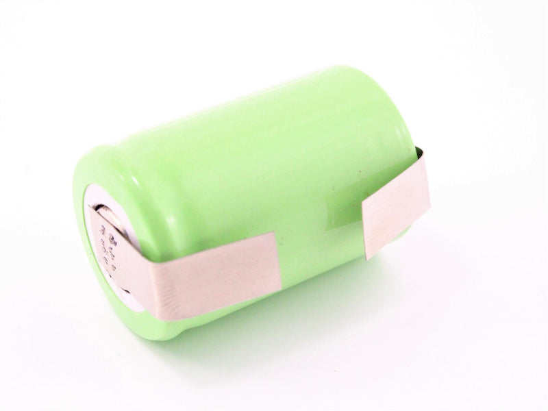 Ni-MH batteri med pins 1,2V 2000mAh 22,1x33,5 mm  