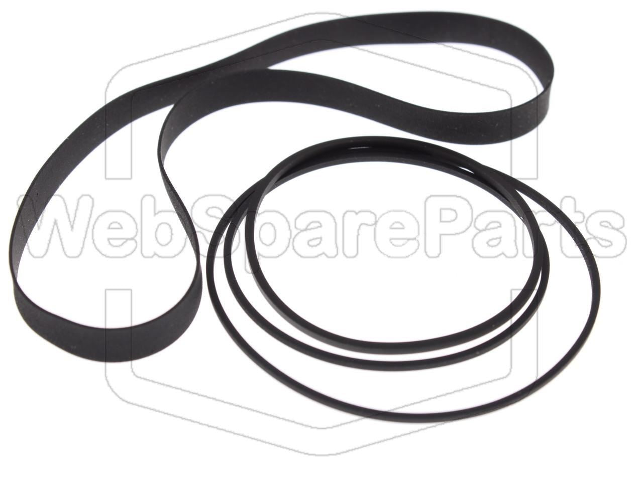 Belt Kit For Video Cassette Recorder Saba VHR-7000