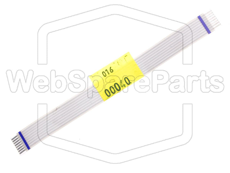 8 contacts Câble plat L=130mm W=11.30mm